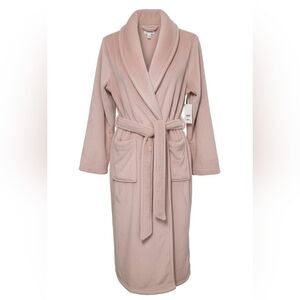 NORDSTROM NWT PLUSH BATHROBE PINK PUFF SIZE SMALL